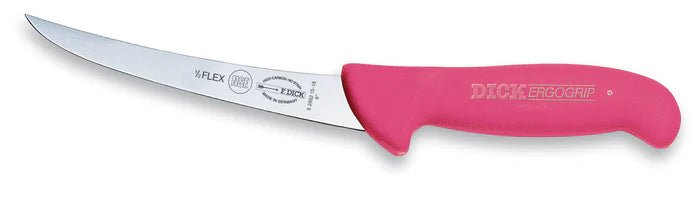 F. DICK ErgoGrip Uitbeenmes 15 cm Semi-Flex – Pink Edition