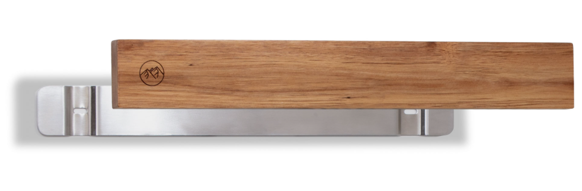 Het BARE Cookware massief houten messenmagneet